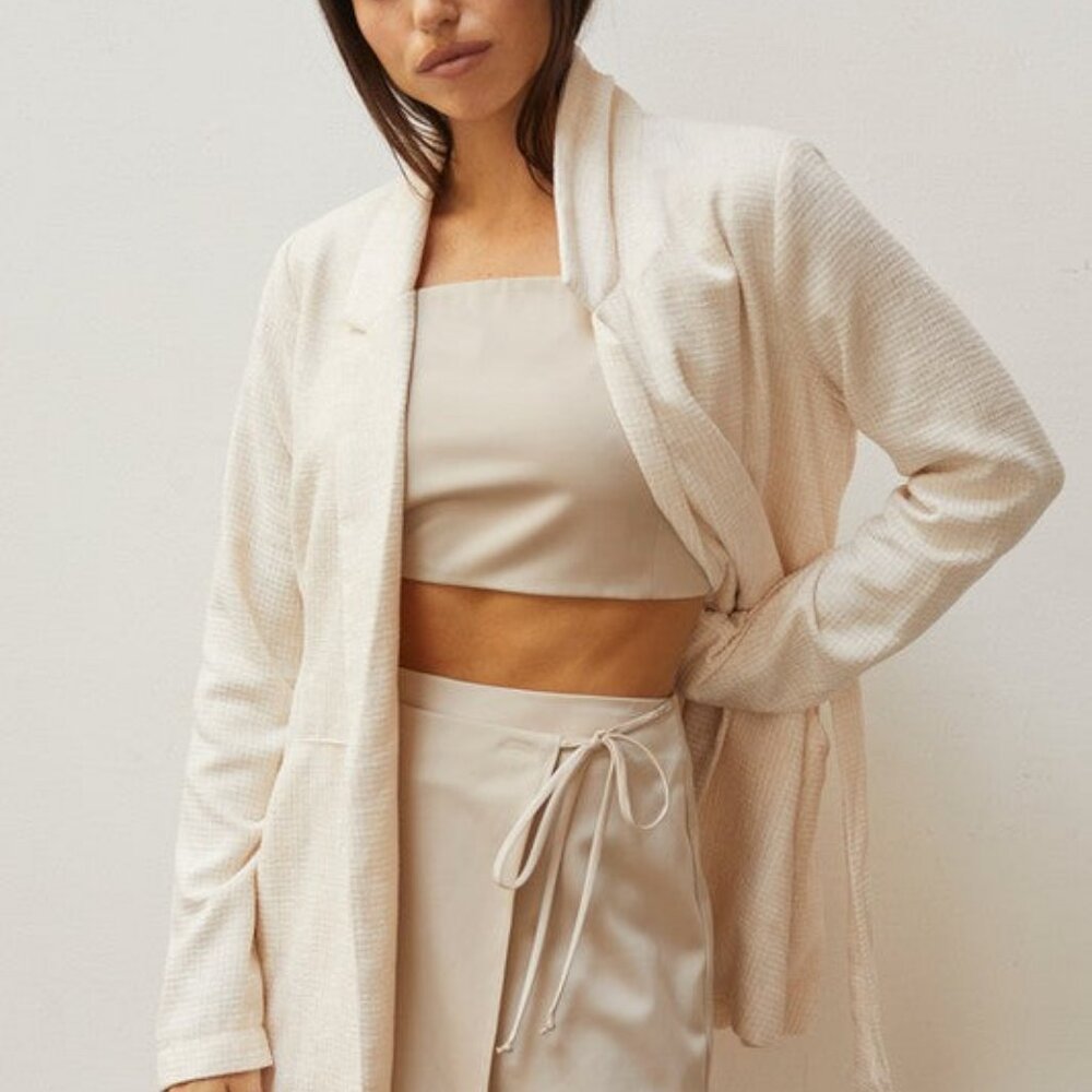 Ivory Knit Jacket